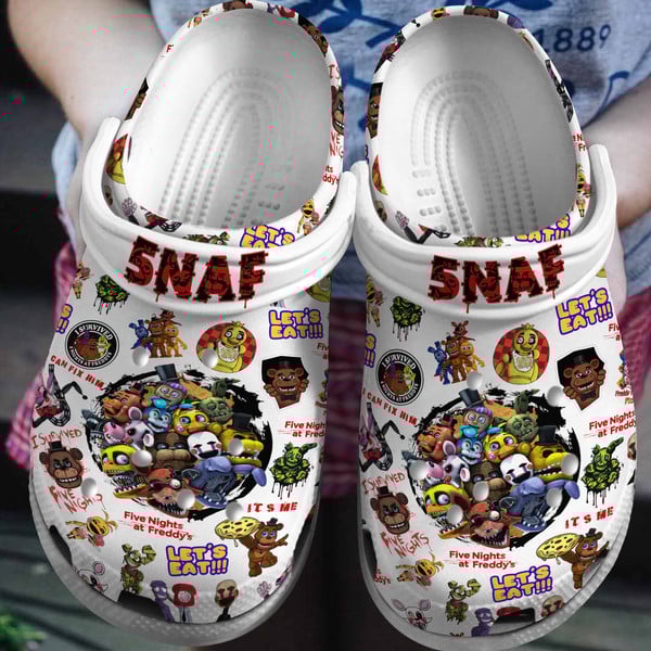 Five Nights At Freddy's Movie Crocs Crocband Clogs Shoes Comfortable For Men Women and Kids