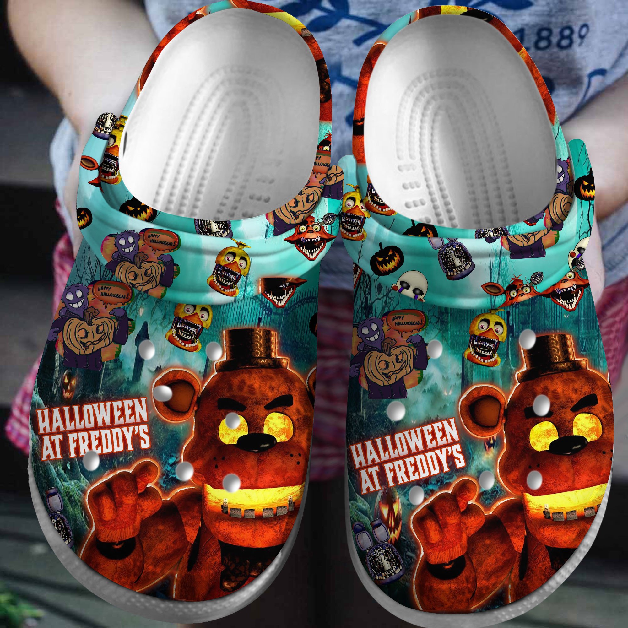 Five Nights At Freddy's Movie Crocs Crocband Clogs Shoes Comfortable For Men Women and Kids