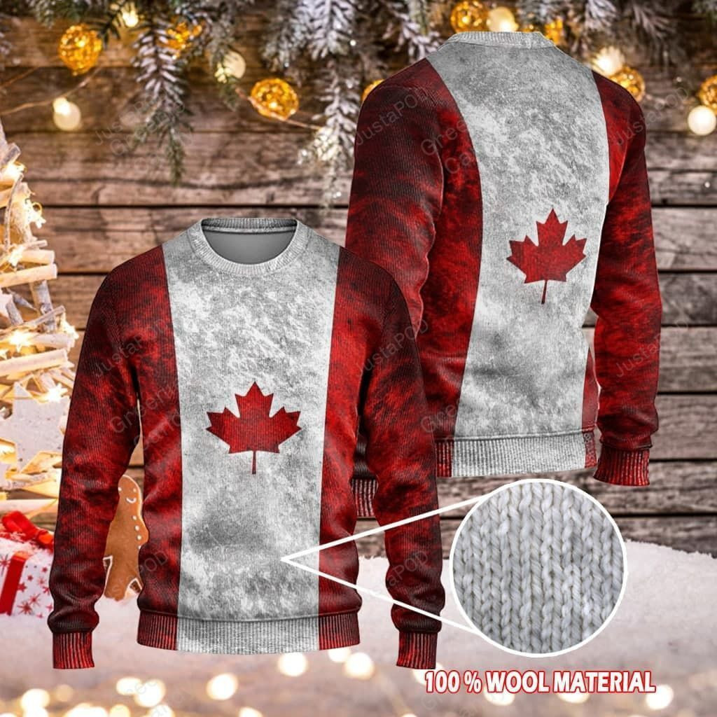 Flag Ugly Christmas Sweater Adult 3D Funny Matching for family