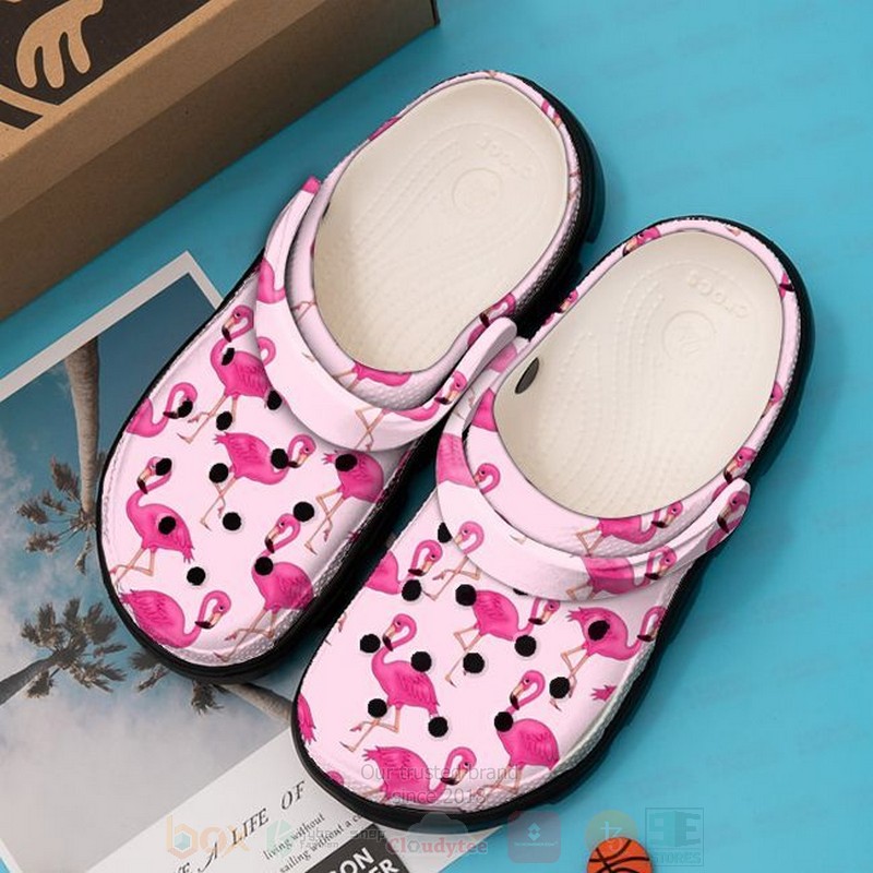 Flamingo Crocs Crocband Clogs Shoes Comfortable For Men Women and Kids
