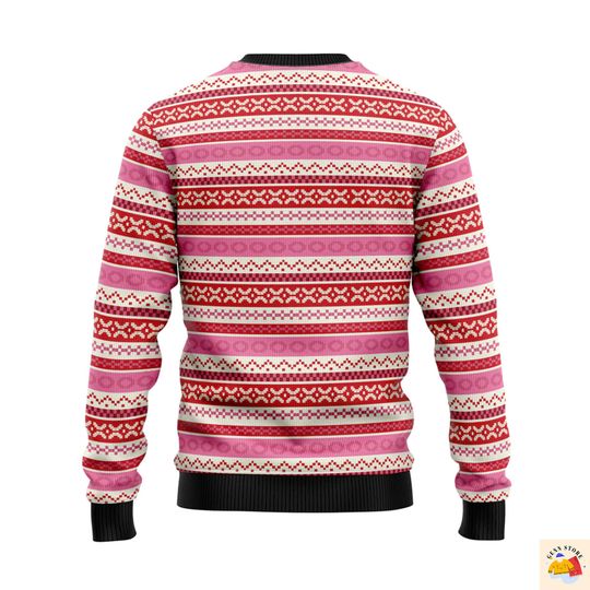 Flamingo Flamingle All The Ways Ugly Christmas Sweater - Image 4