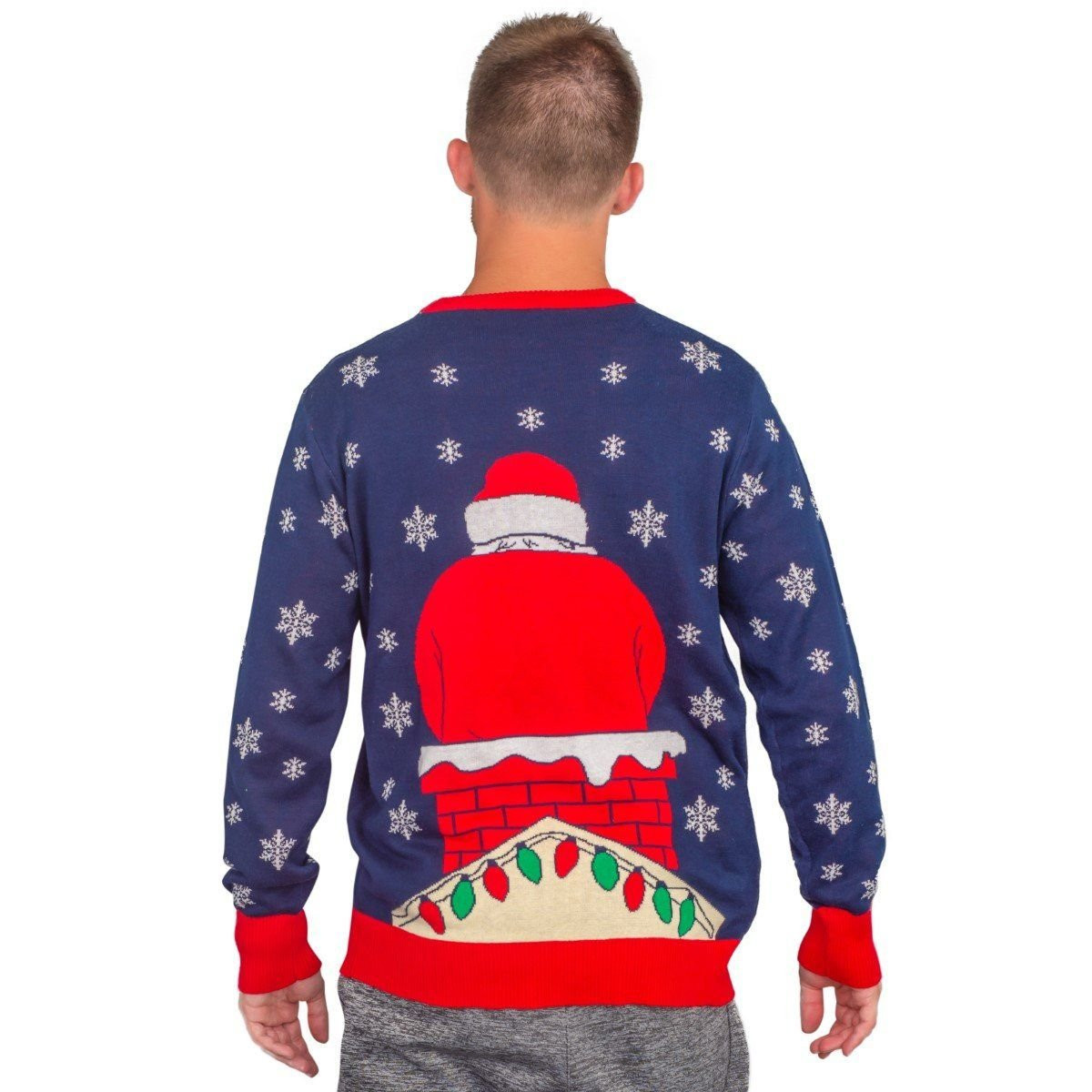 Flappy Santa Animated Hat For Unisex Ugly Christmas Sweater Adult 3D Funny Matching for family - Image 3