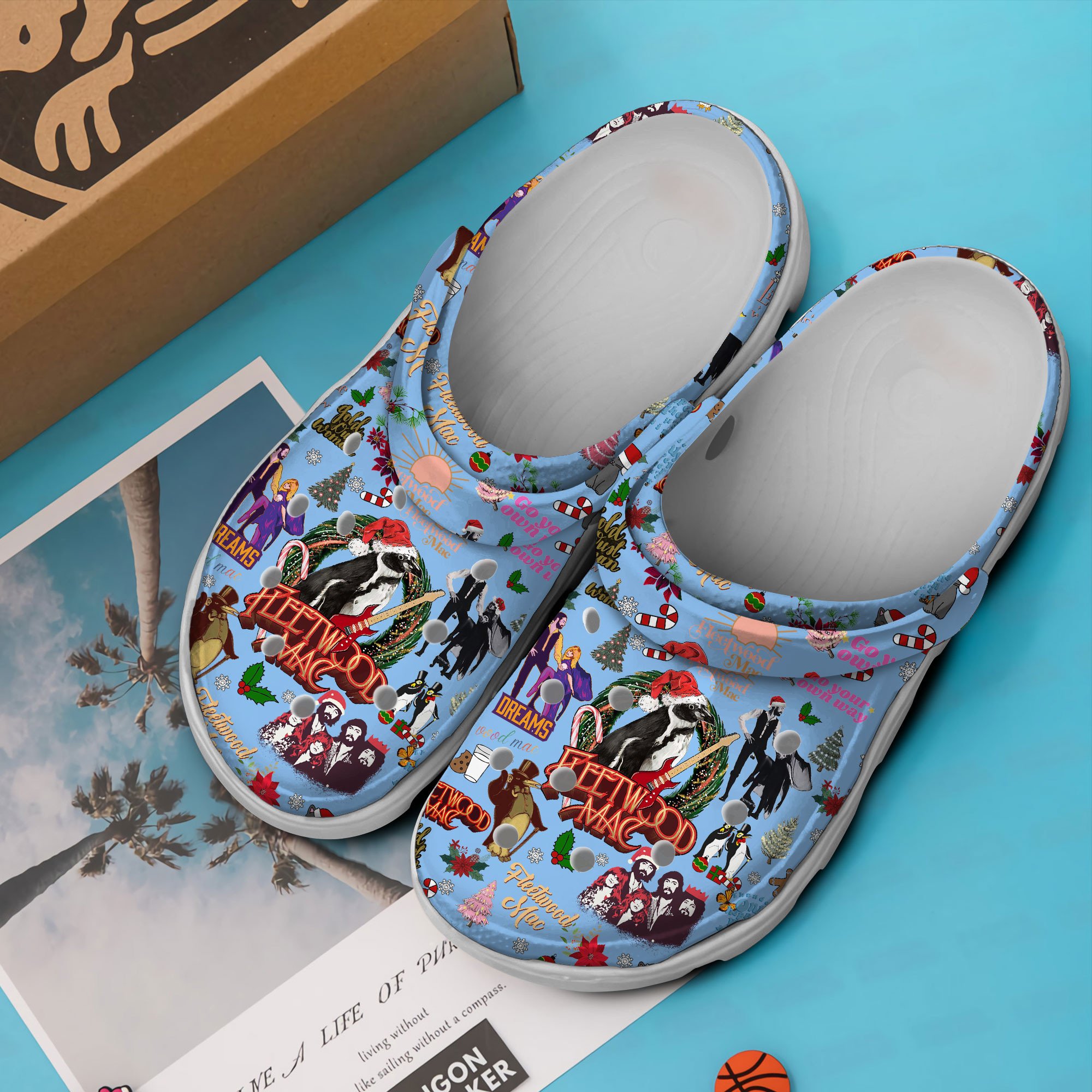 Fleetwood Mac Music Crocs Crocband Clogs Shoes Comfortable For Men Women and Kids - Image 3