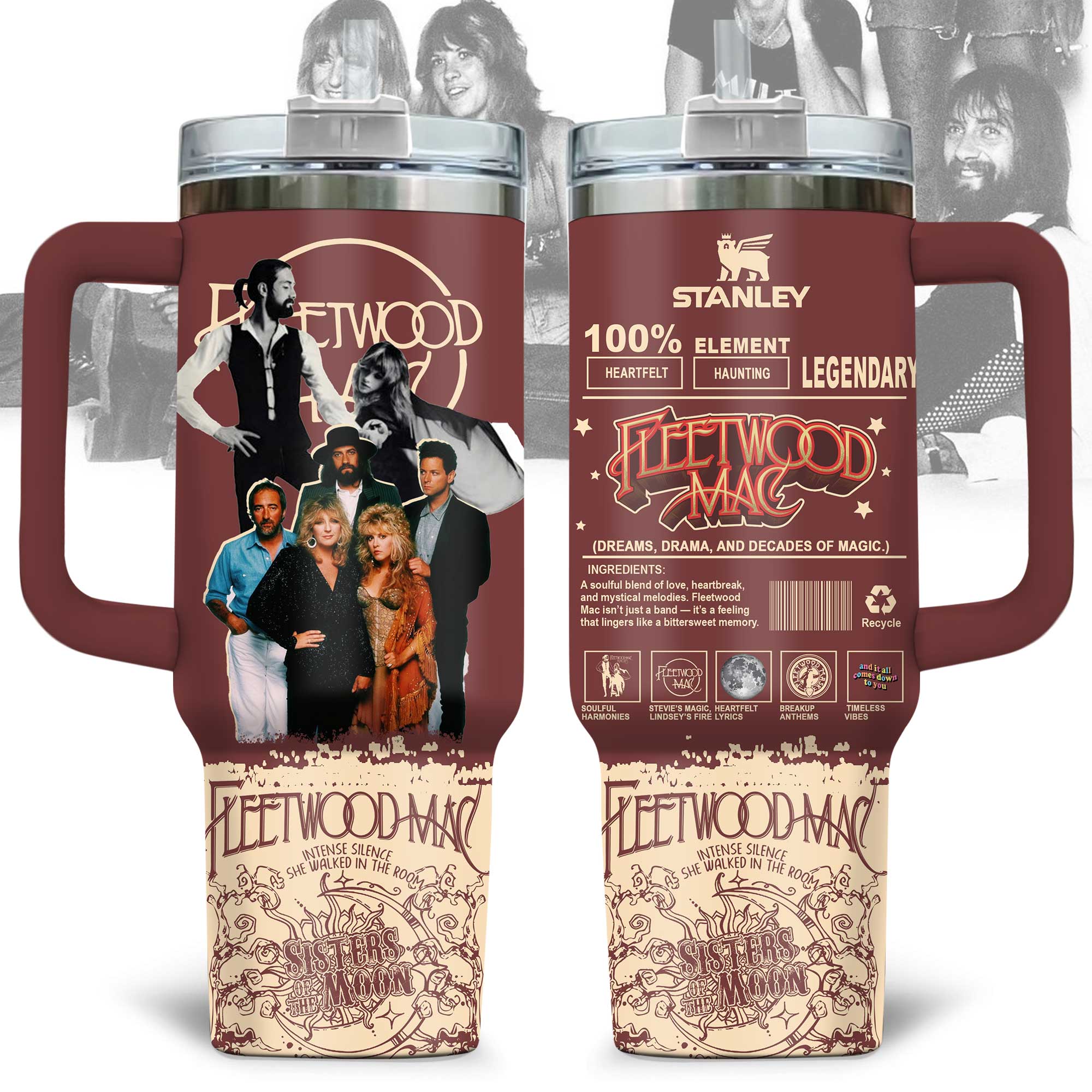 Fleetwood Mac Music Custom Stanley Cup 40 oz 30 oz Tumbler With HandleTVC2301171