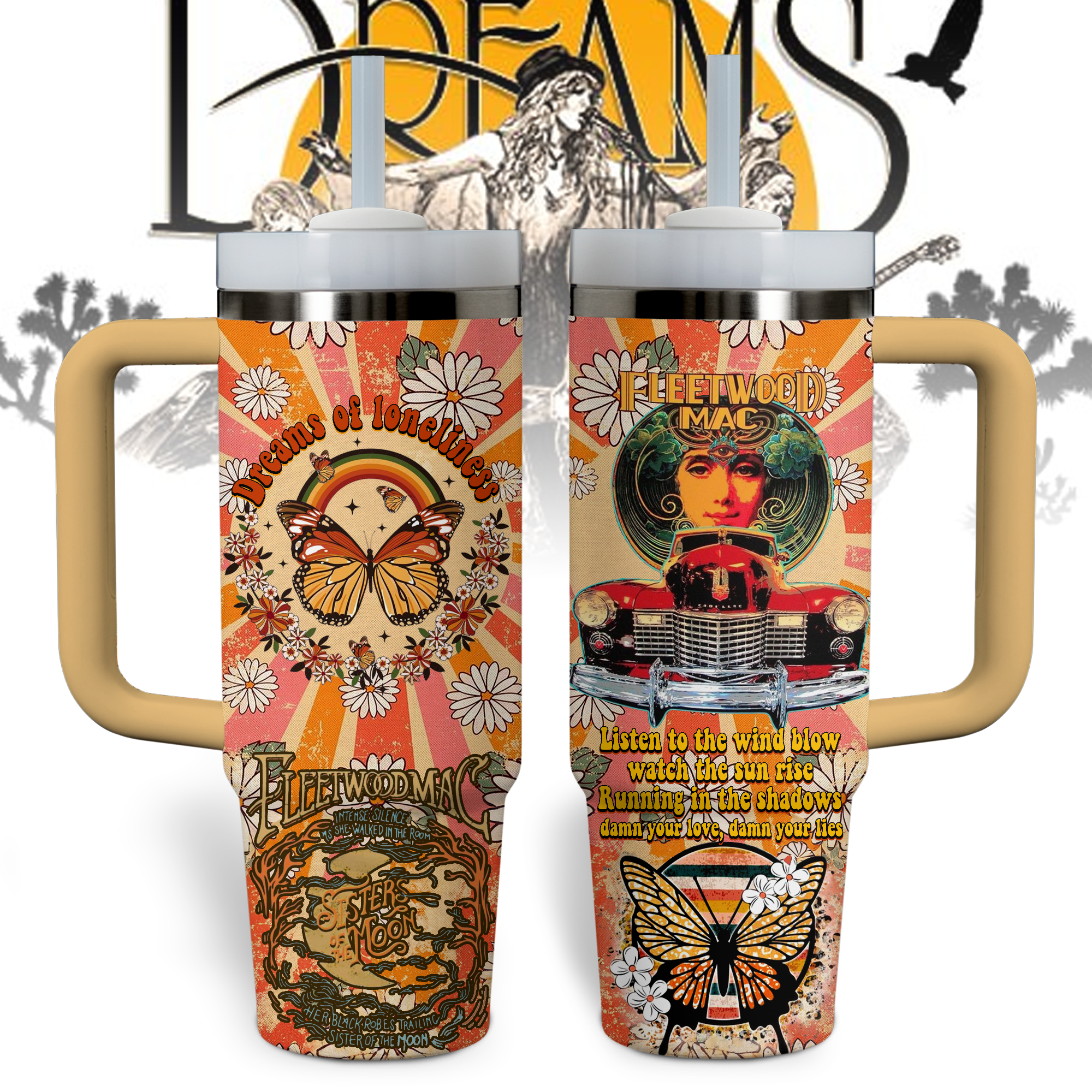 Fleetwood Mac Music Custom Stanley Cup 40 oz 30 oz Tumbler With HandleTVC2301768