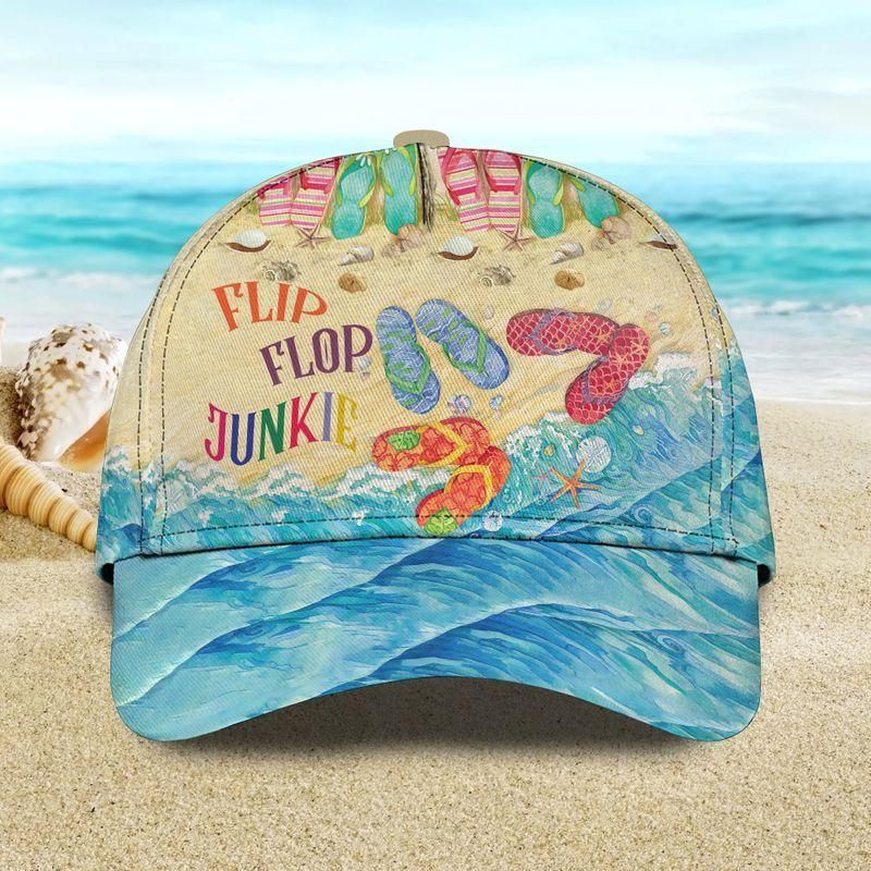 Flip Flop Junkie Classic Cap Baseball Cap Trucker Hats Custom Hats Gifts For Men & Women