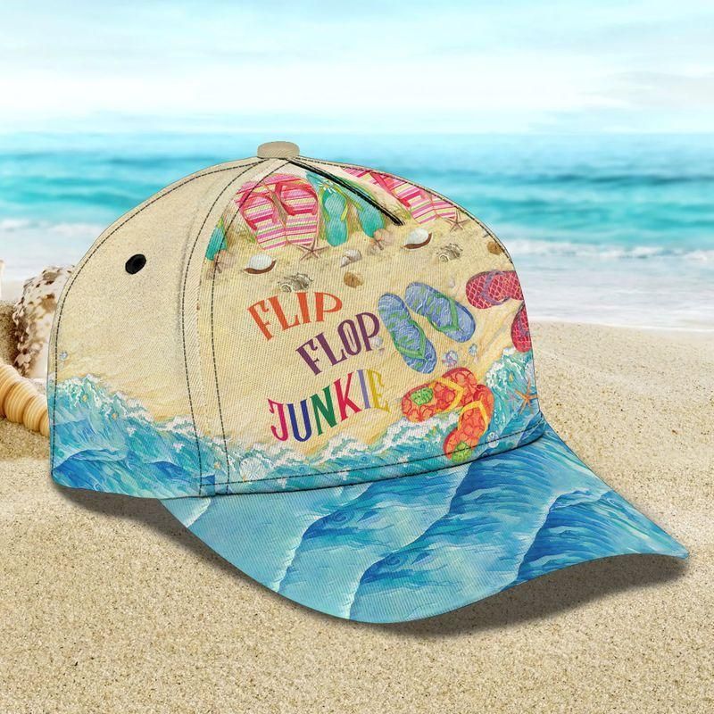 Flip Flop Junkie Classic Cap Baseball Cap Trucker Hats Custom Hats Gifts For Men & Women