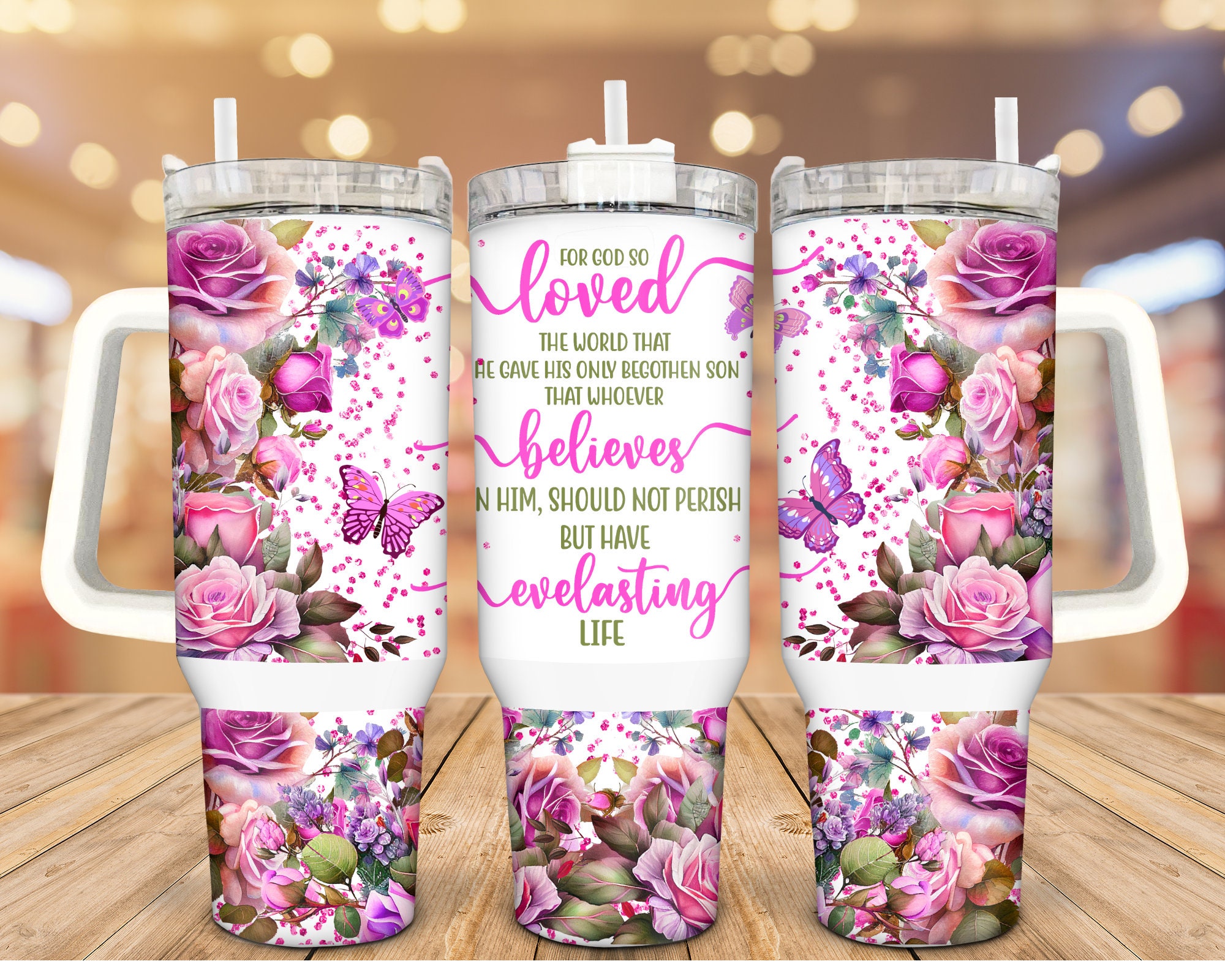 Floral Gift for Love Custom Stanley Cup 40 oz 30 oz Tumbler With HandleTVC2301935
