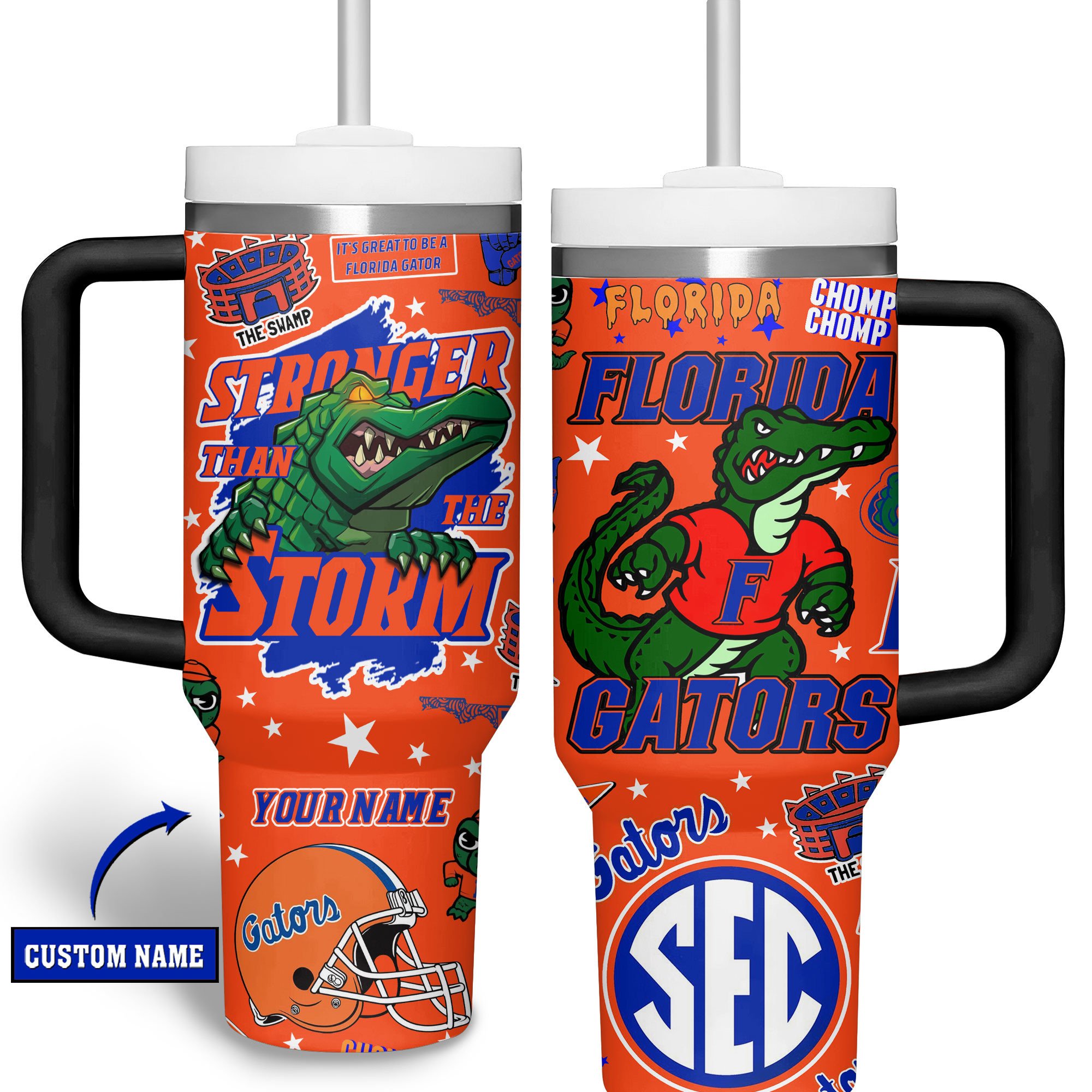 Florida Gators NCAA Custom Stanley Cup 40 oz 30 oz Tumbler With HandleTVC2301512