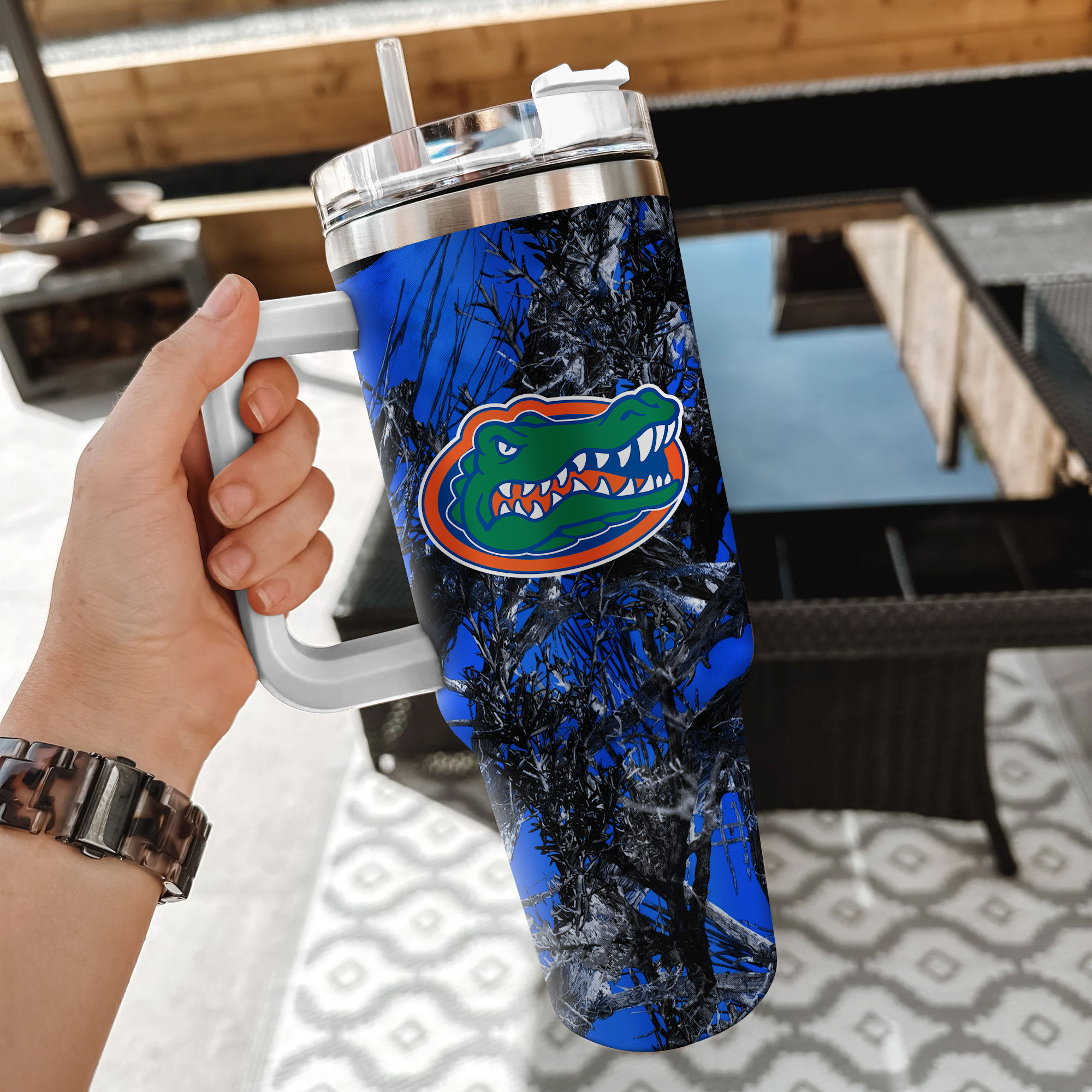 Florida Gators NCAA Hunting Custom Stanley Cup 40 oz 30 oz Tumbler With HandleTVC230115 - Image 2