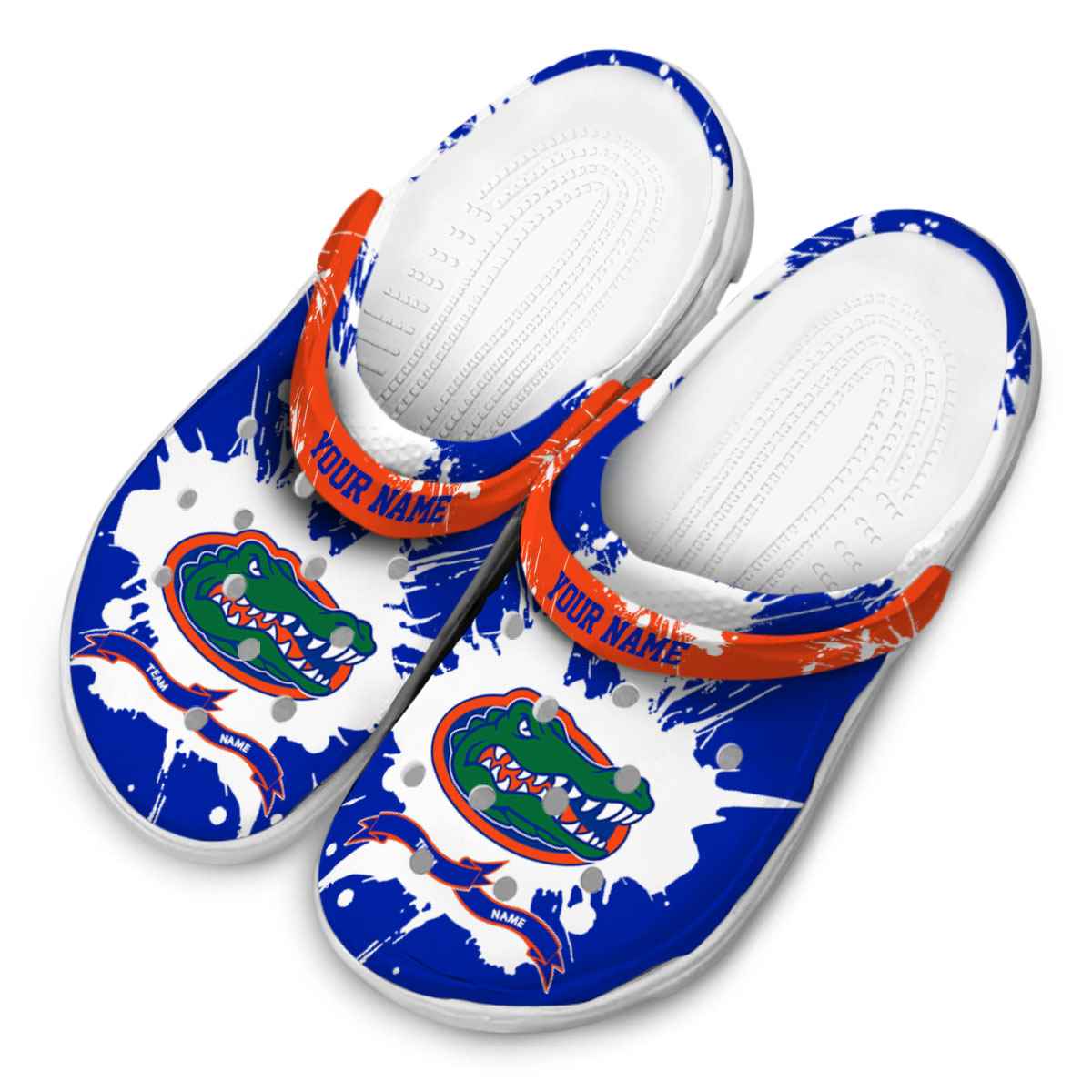 Florida Gators NCAA Sport Crocs Crocband Clogs Shoes Comfortable For Men Women and Kids - Image 4