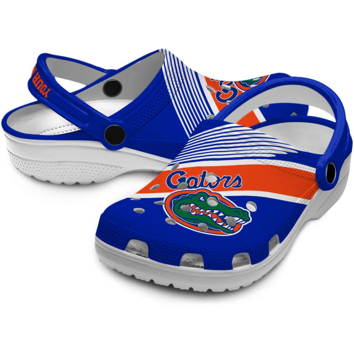Florida Gators NCAA Sport Crocs Crocband Clogs Shoes Comfortable For Men Women and Kids - Image 3