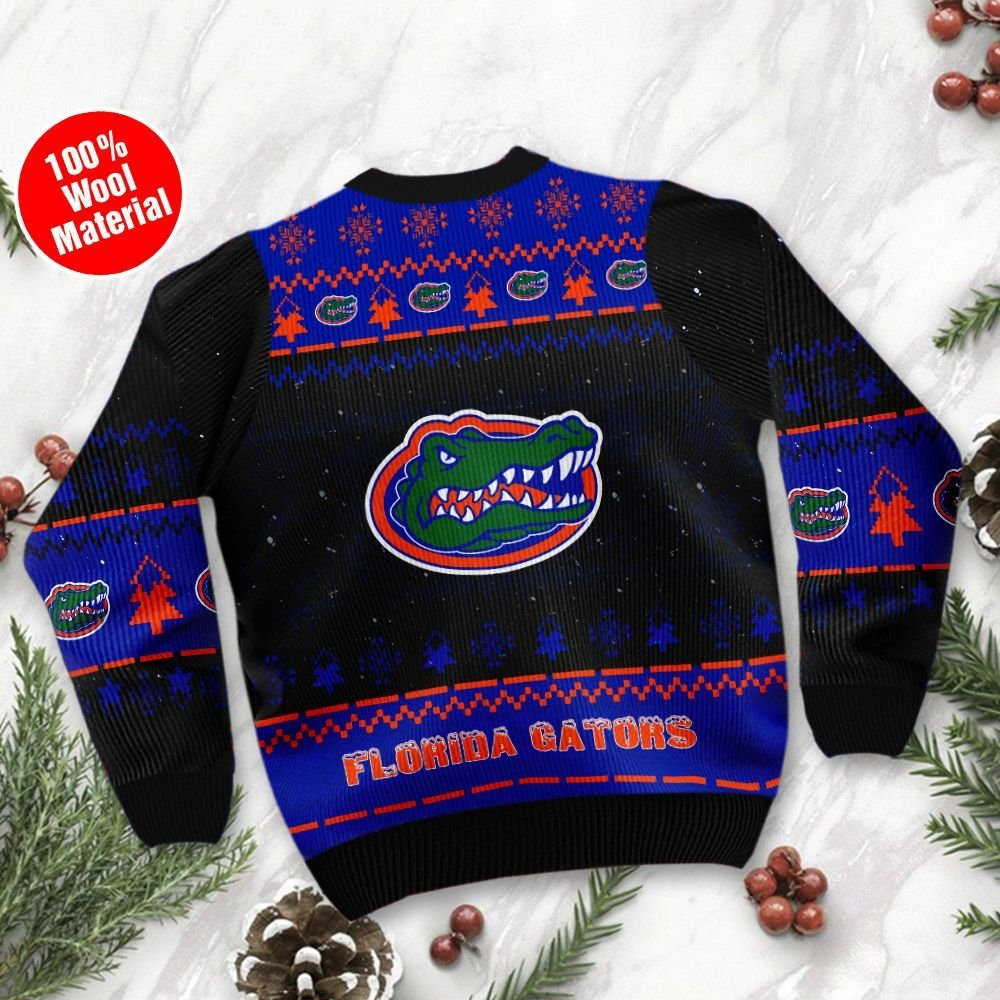 Florida Gators Snoopy Dabbing Ugly Christmas Sweater Adult 3D Funny Matching for family - Image 3