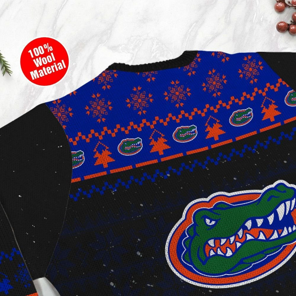 Florida Gators Snoopy Dabbing Ugly Christmas Sweater Adult 3D Funny Matching for family - Image 5