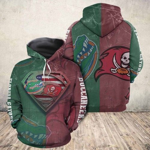 Florida Gators Vs Buccaneers 3D All Over Print Hoodie, Zip Hoodie