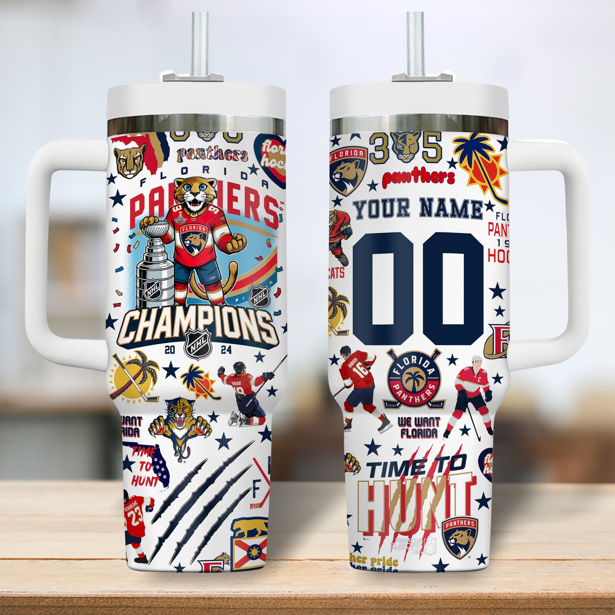 Florida Panthers NHL Custom Stanley Cup 40 oz 30 oz Tumbler With HandleTVC2301516