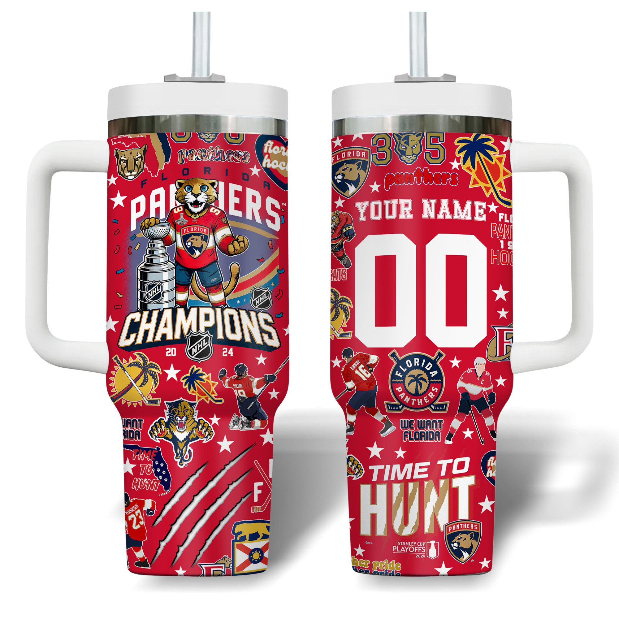 Florida Panthers NHL Custom Stanley Cup 40 oz 30 oz Tumbler With HandleTVC2301516