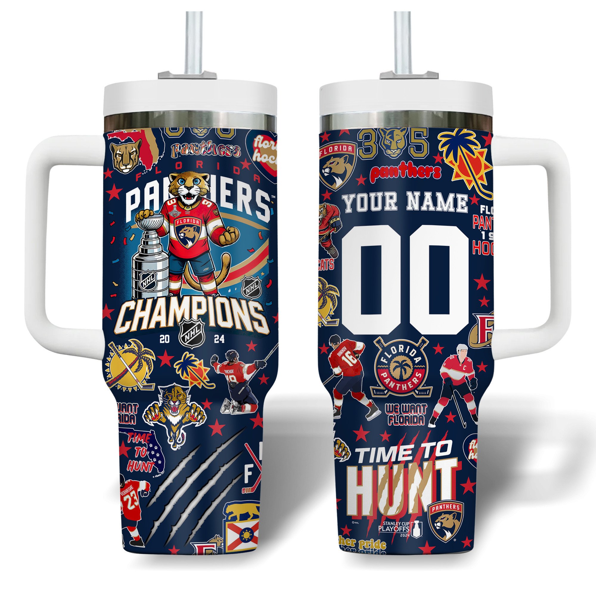 Florida Panthers NHL Custom Stanley Cup 40 oz 30 oz Tumbler With HandleTVC2301738