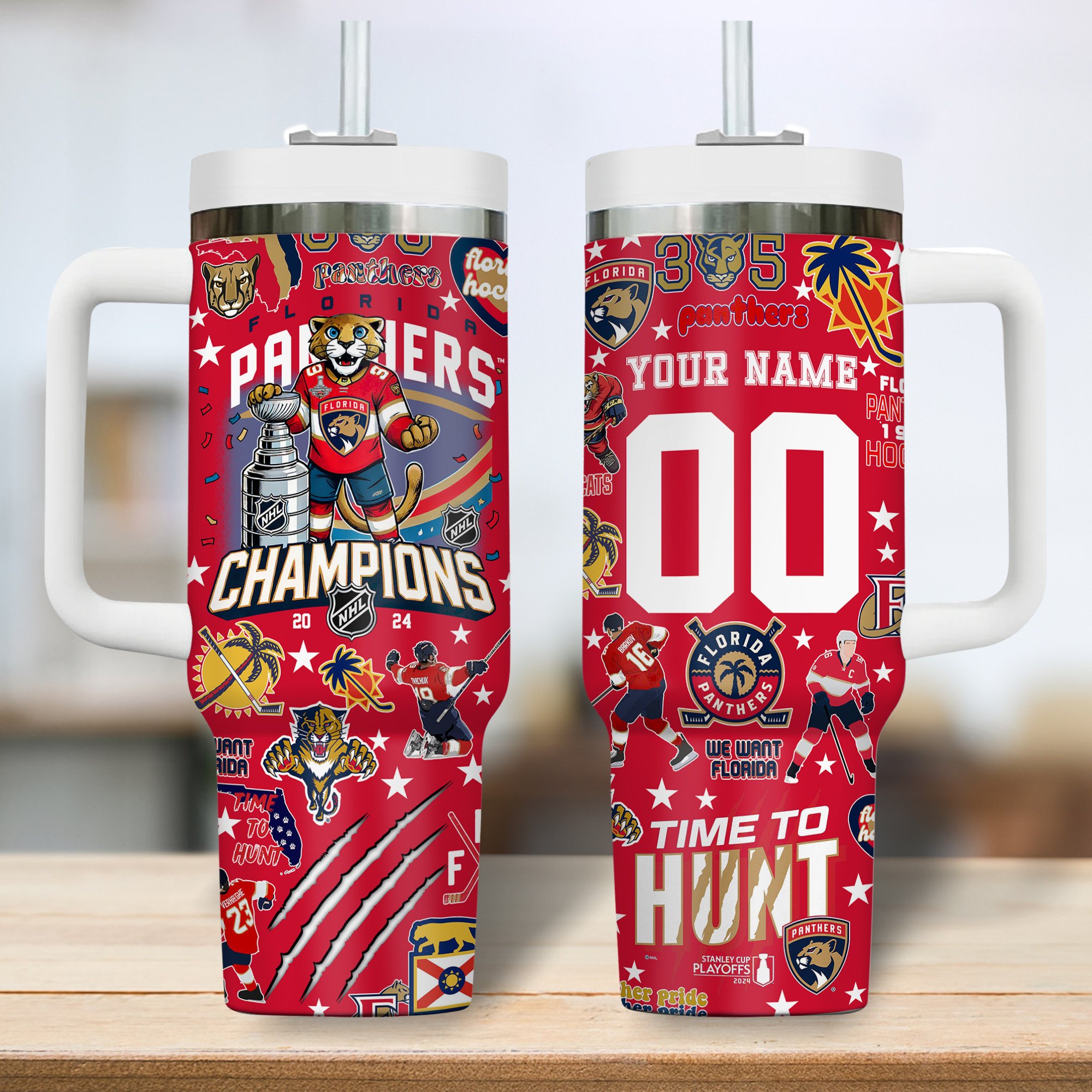 Florida Panthers NHL Custom Stanley Cup 40 oz 30 oz Tumbler With HandleTVC2301738