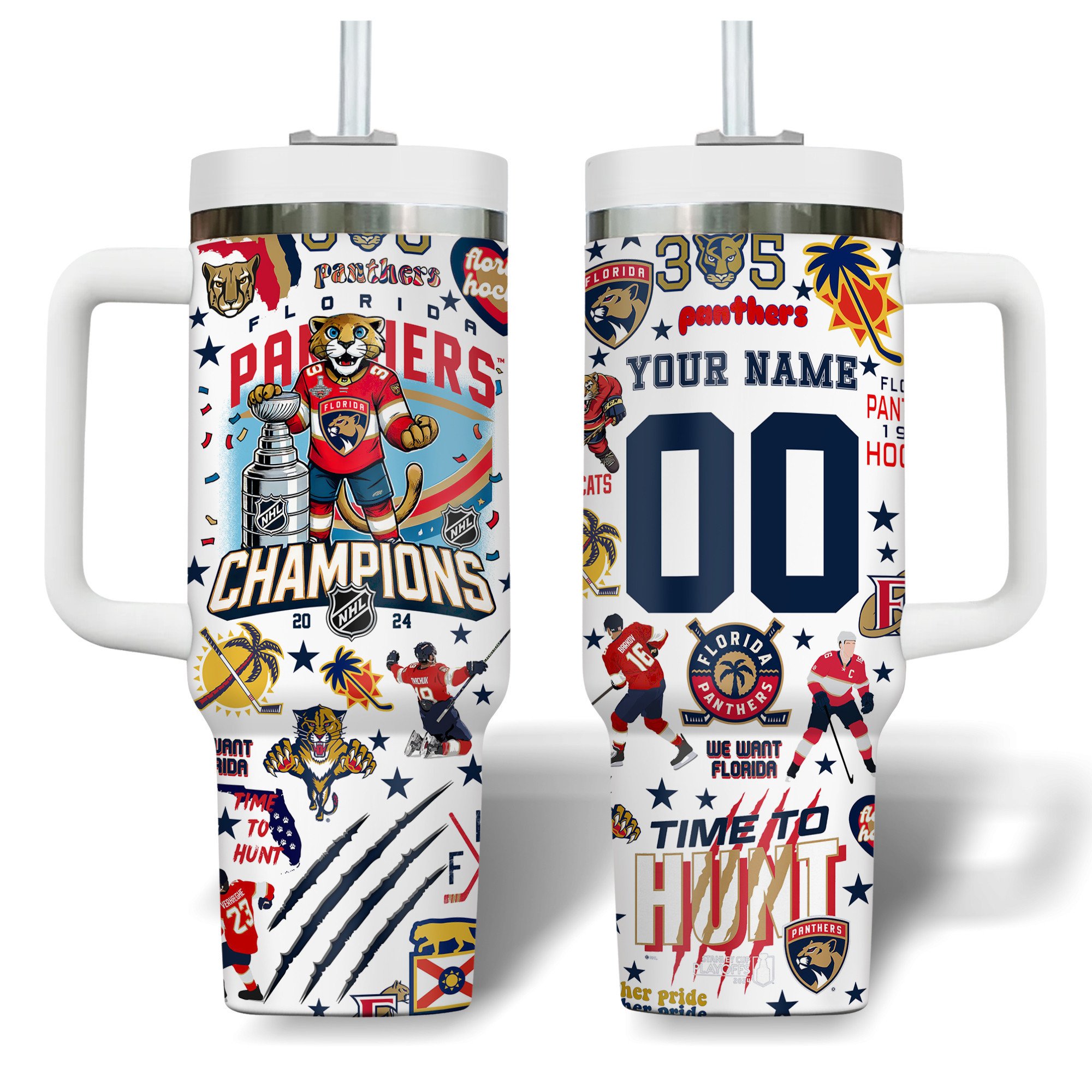 Florida Panthers NHL Custom Stanley Cup 40 oz 30 oz Tumbler With HandleTVC2301738