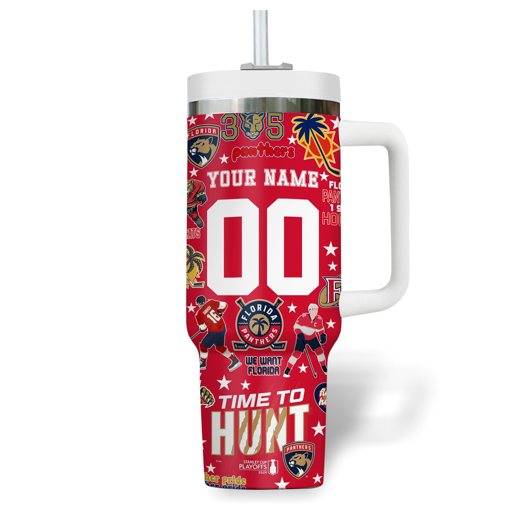 Florida Panthers NHL Custom Stanley Cup 40 oz 30 oz Tumbler With HandleTVC2301738 - Image 2