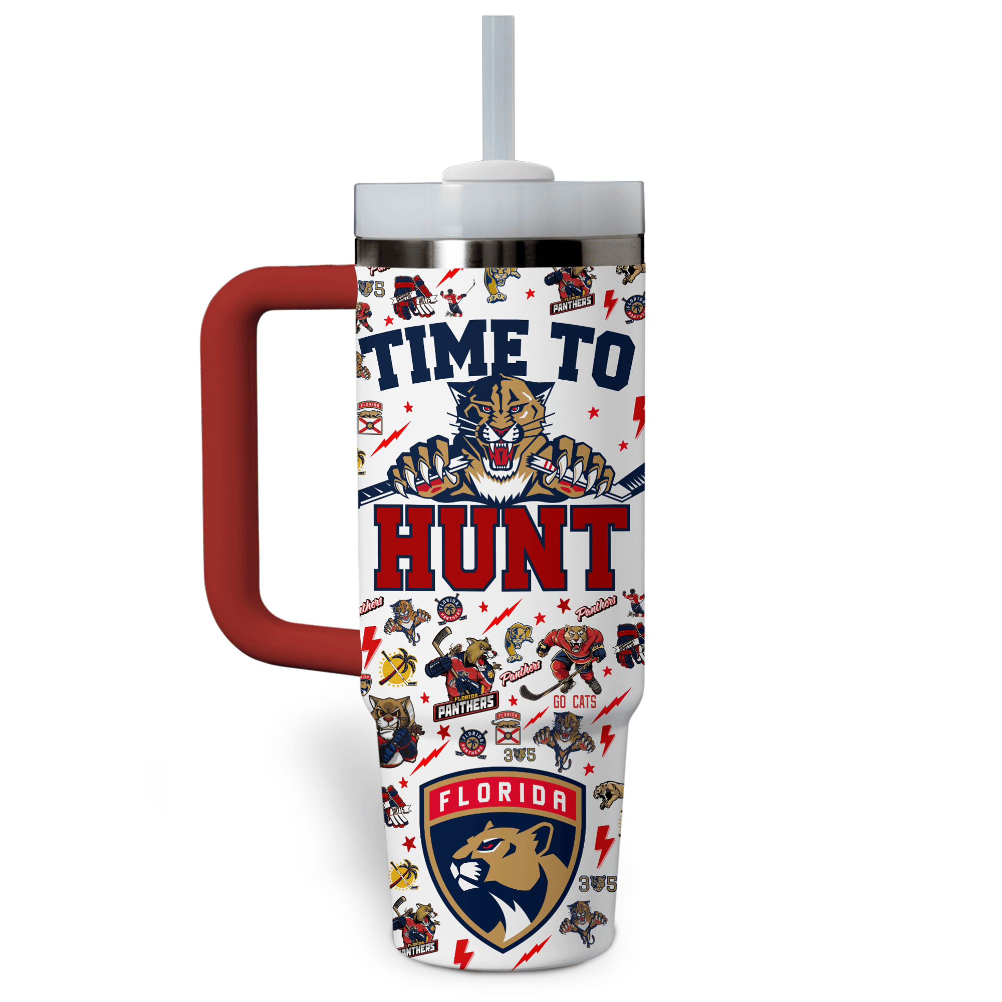 Florida Panthers NHL Custom Stanley Cup 40 oz 30 oz Tumbler With HandleTVC2301766 - Image 2
