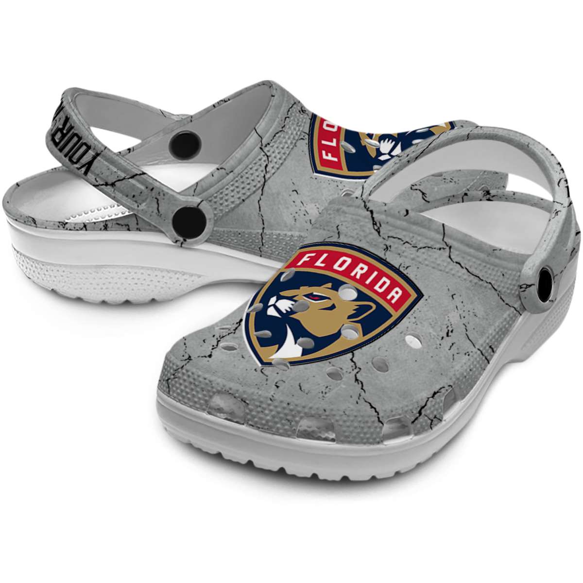 Florida Panthers NHL Sport Crocs Crocband Clogs Shoes Comfortable For Men Women and Kids - Image 3