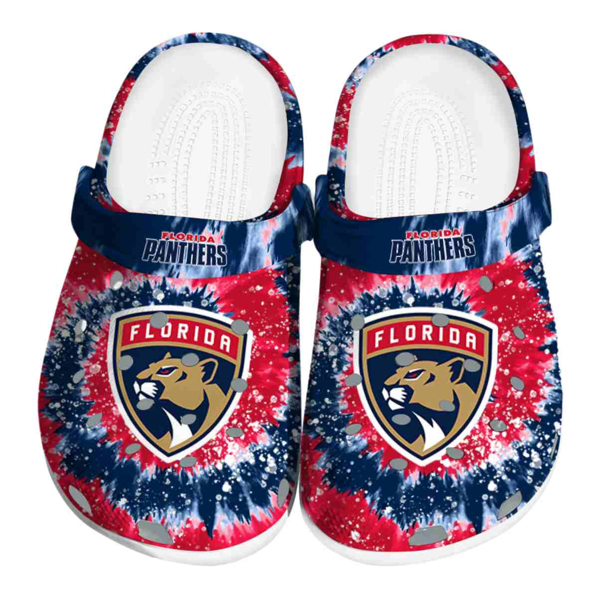 Florida Panthers NHL Sport Crocs Crocband Clogs Shoes Comfortable For Men Women and Kids
