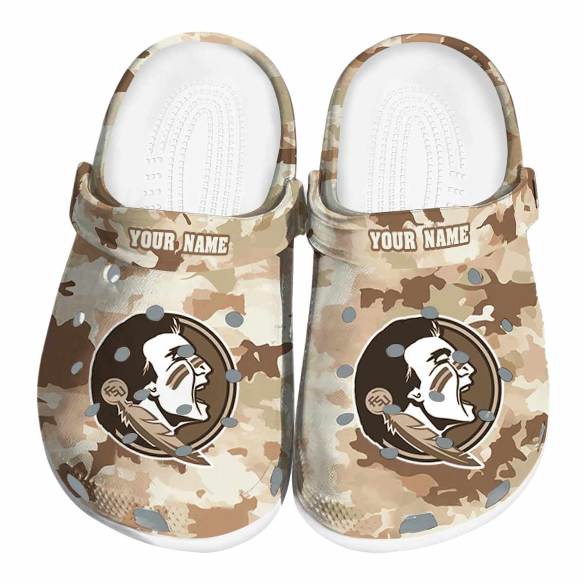 Florida State Seminoles NCAA Sport Crocs Crocband Clogs Shoes Comfortable For Men Women and Kids