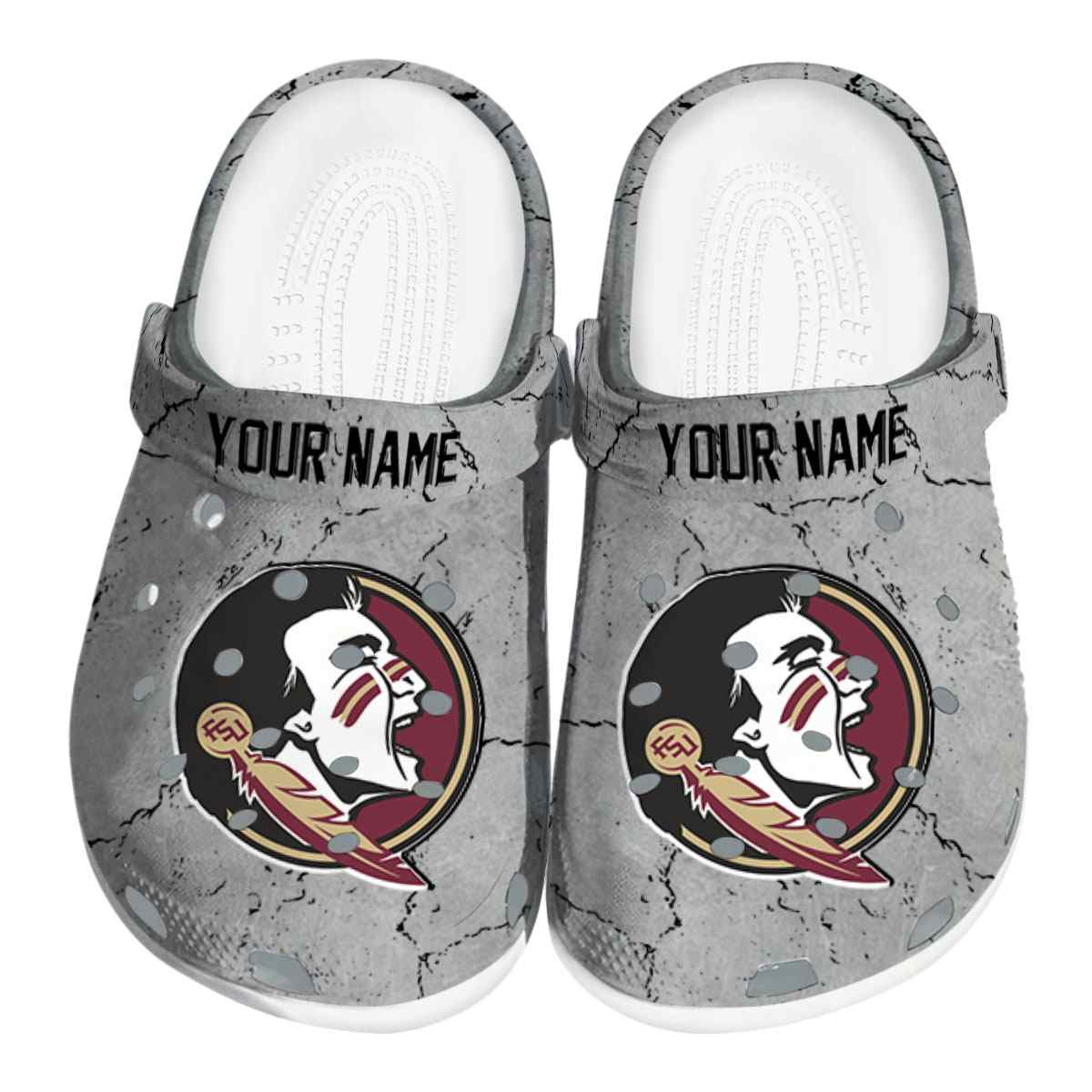 Florida State Seminoles NCAA Sport Crocs Crocband Clogs Shoes Comfortable For Men Women and Kids