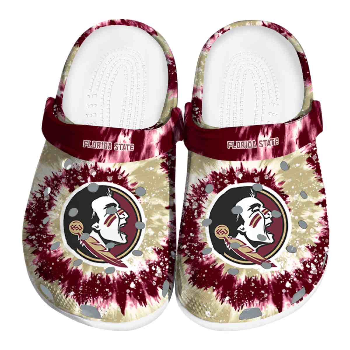 Florida State Seminoles NCAA Sport Crocs Crocband Clogs Shoes Comfortable For Men Women and Kids