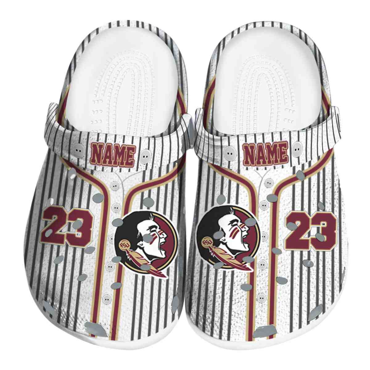 Florida State Seminoles NCAA Sport Crocs Crocband Clogs Shoes Comfortable For Men Women and Kids