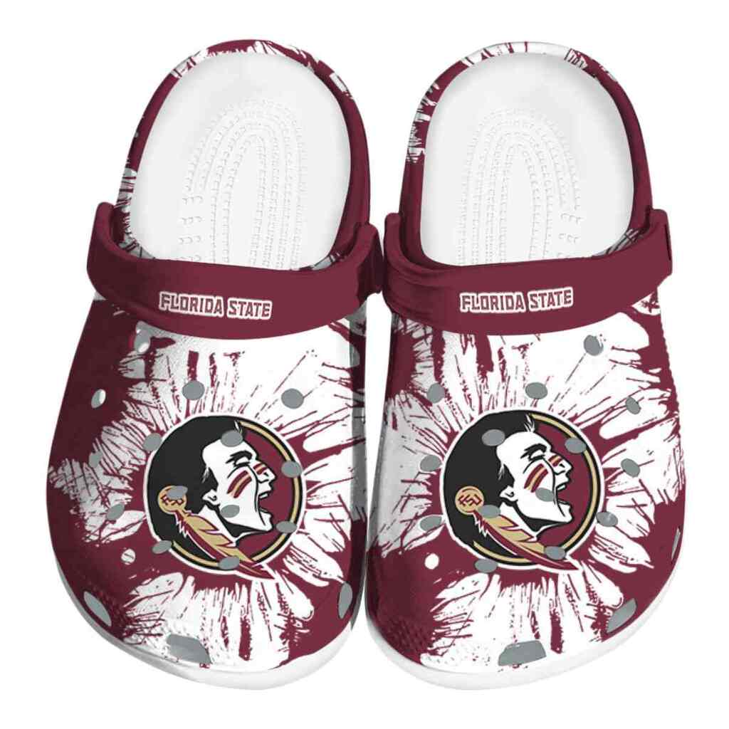 Florida State Seminoles Splatter Graphics ClogTVC1801992