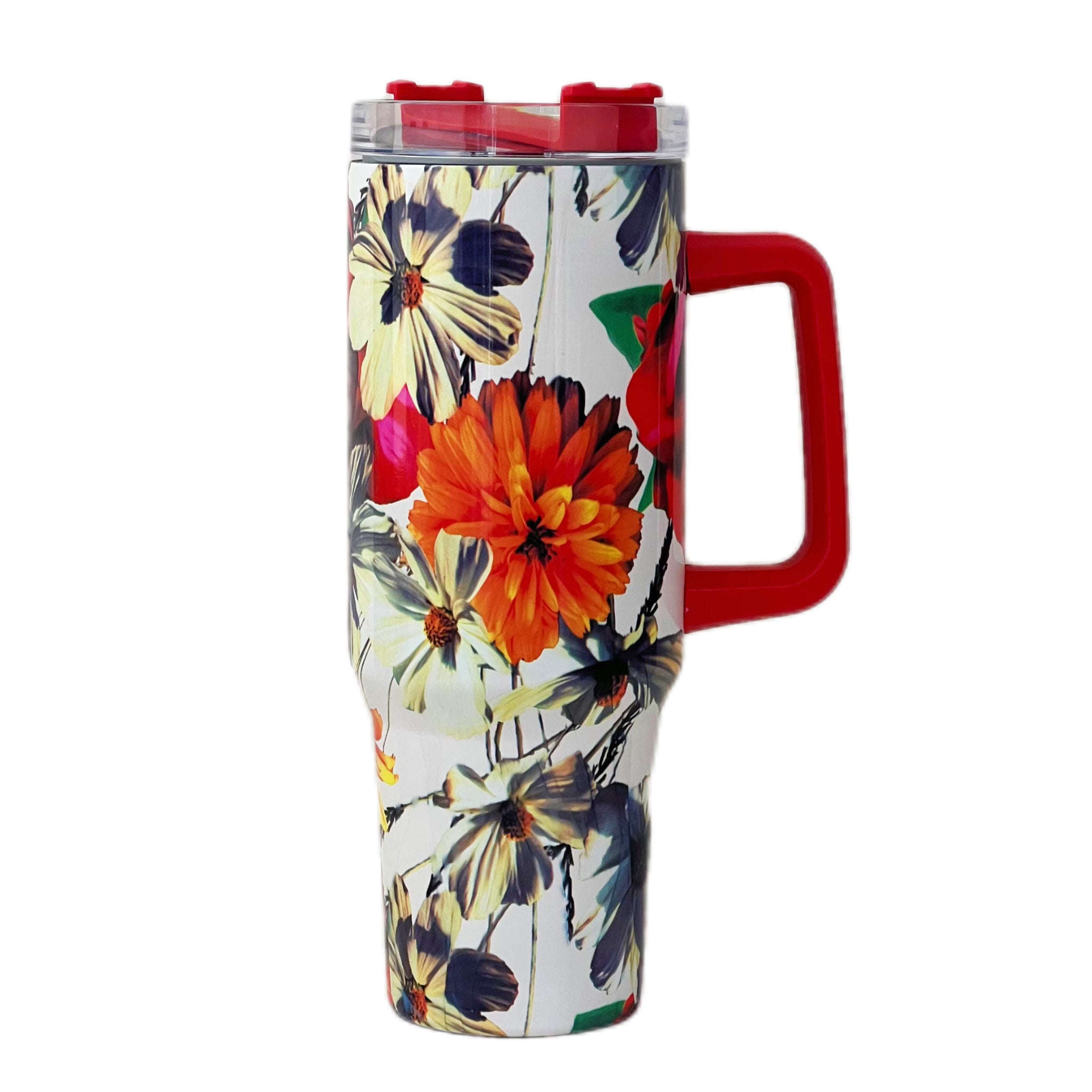 Flower Custom Stanley Cup 40 oz 30 oz Tumbler With HandleTVC2301662