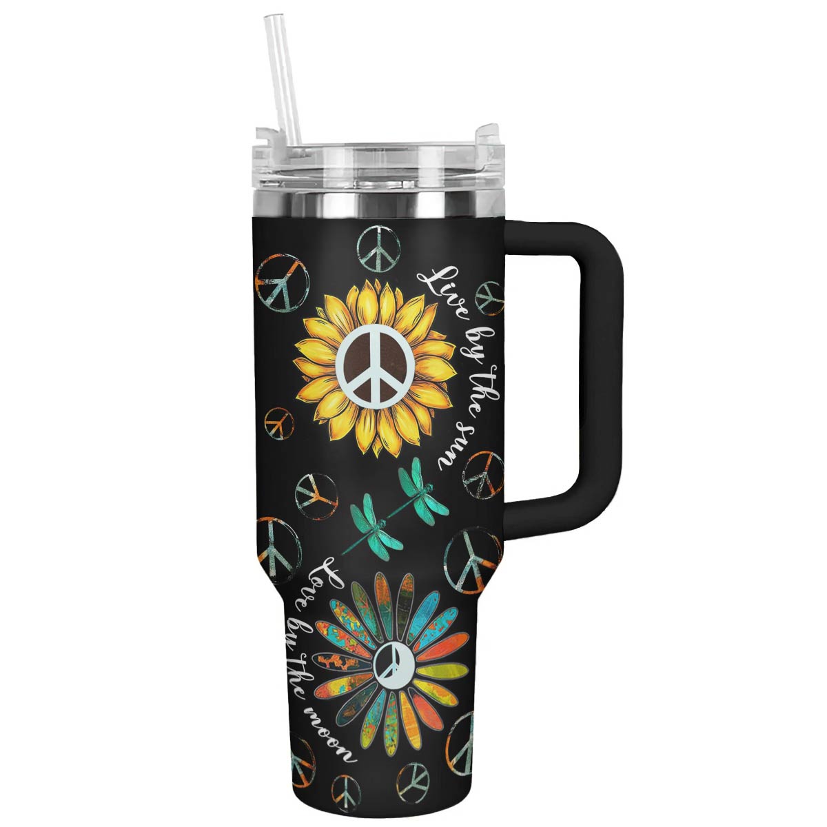 Flower Custom Stanley Cup 40 oz 30 oz Tumbler With HandleTVC2301782