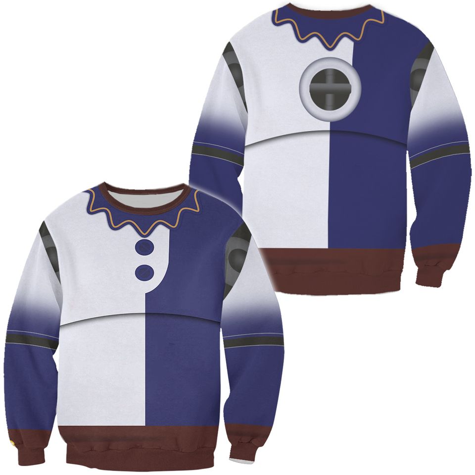 FNAF Moon Daycar Attendant 3D Sweatshirt