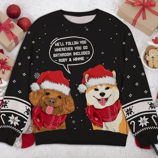 Follow You - Personalized Sweatshirt - Christmas Gift For Dog Owners, Dog Lovers - Image 6