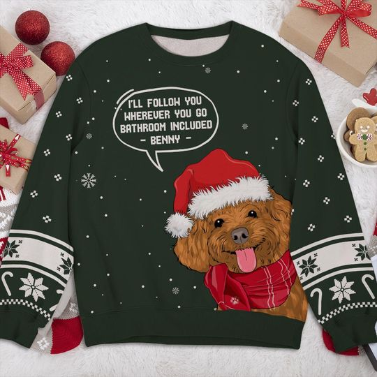 Follow You - Personalized Sweatshirt - Christmas Gift For Dog Owners, Dog Lovers - Image 5