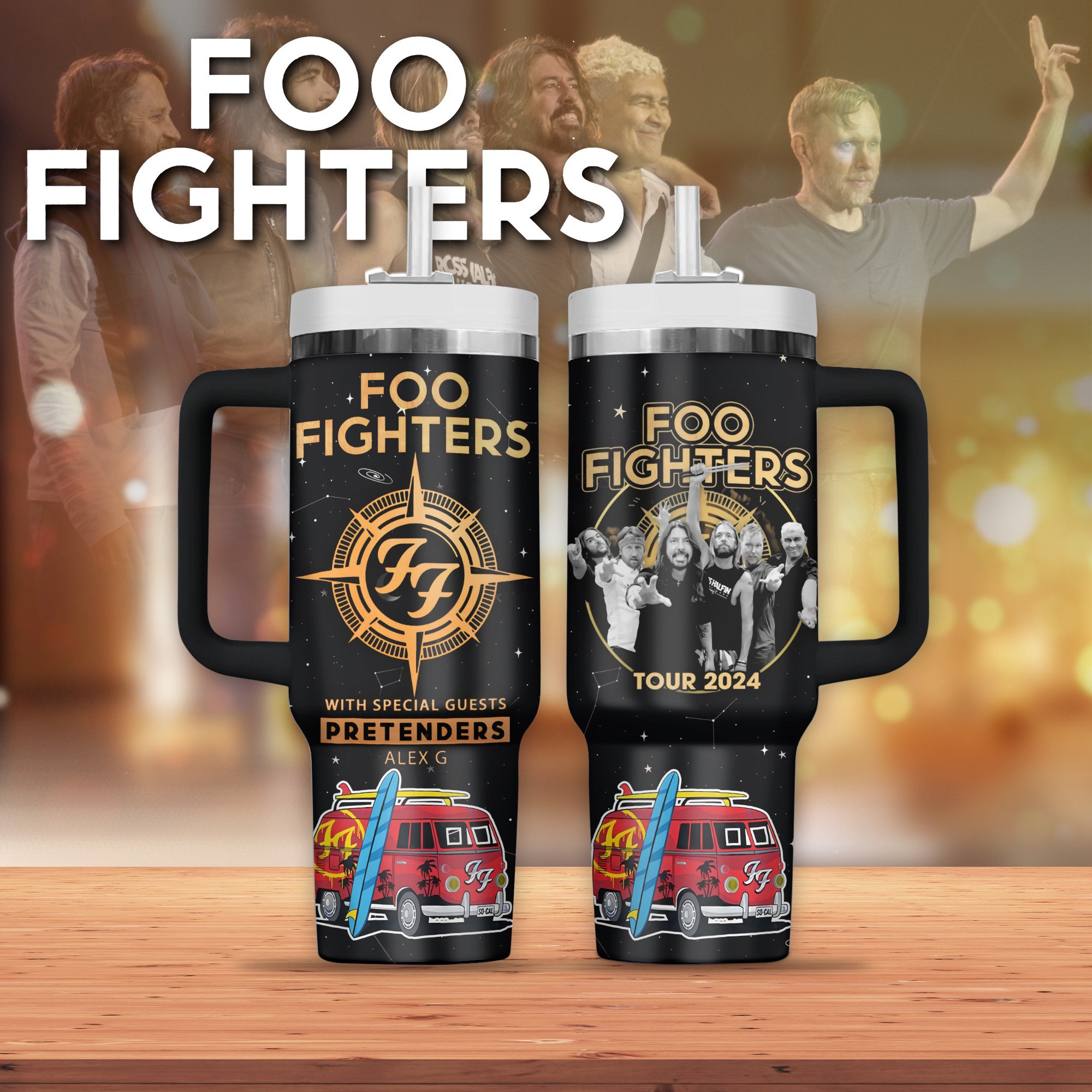 Foo Fighters Music Custom Stanley Cup 40 oz 30 oz Tumbler With HandleTVC2301293