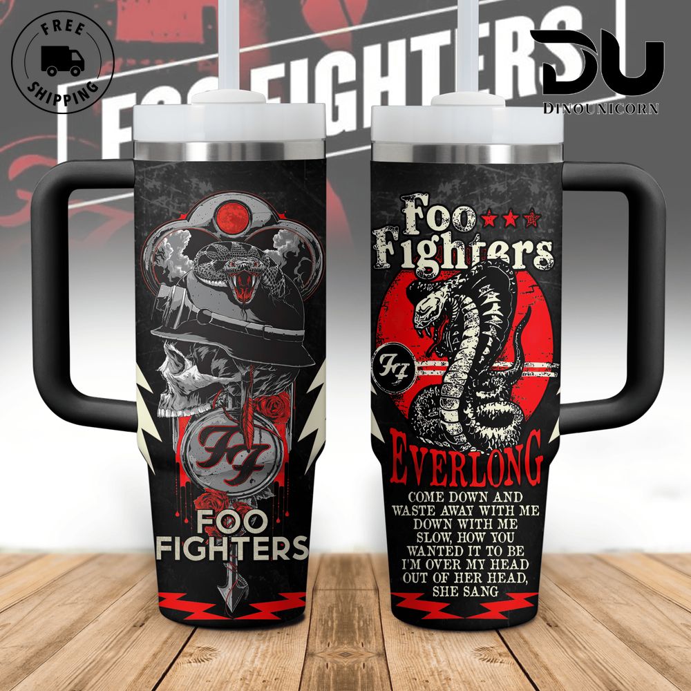 Foo Fighters Music Custom Stanley Cup 40 oz 30 oz Tumbler With HandleTVC2301708