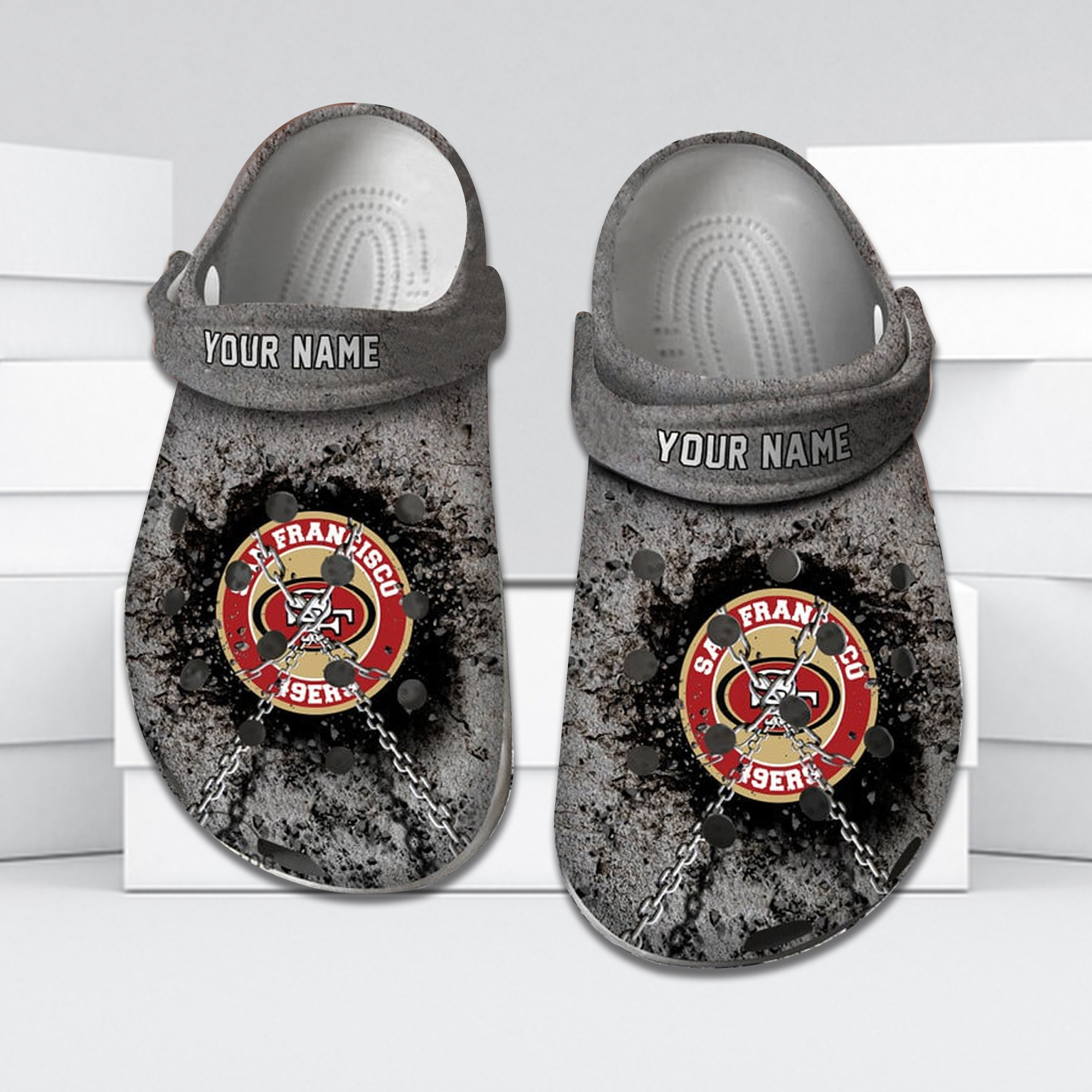 Football 49 Personalized Clog Shoes