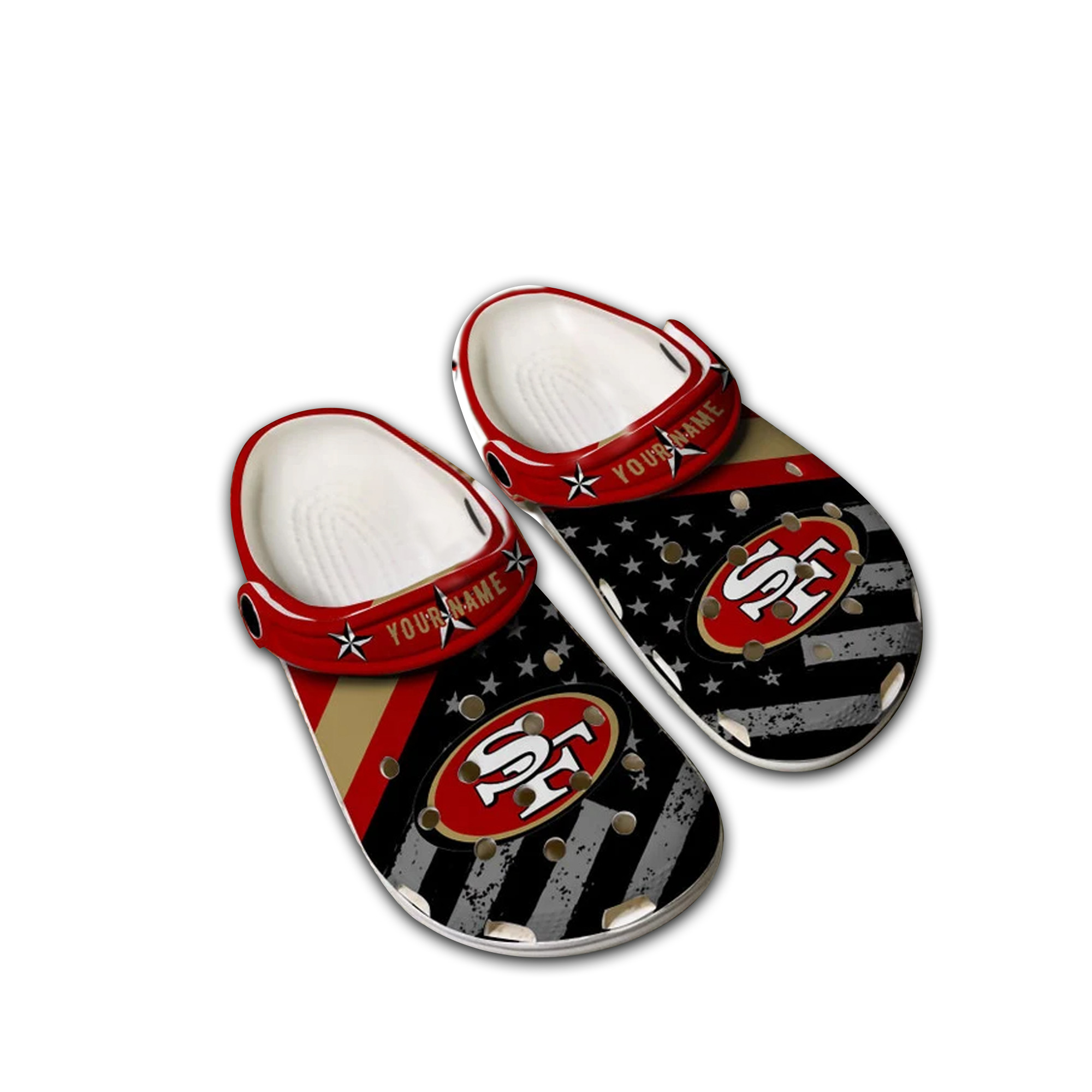 Football Personalized 49 Clog Shoes