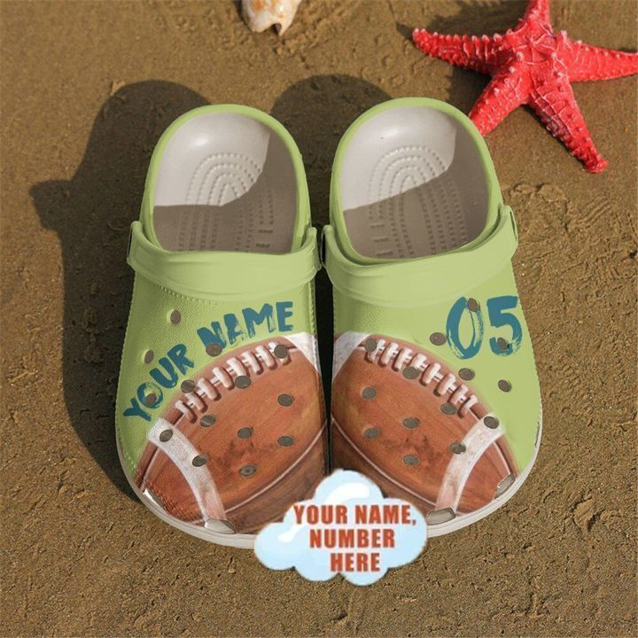 Football Personalized Clog Shoes