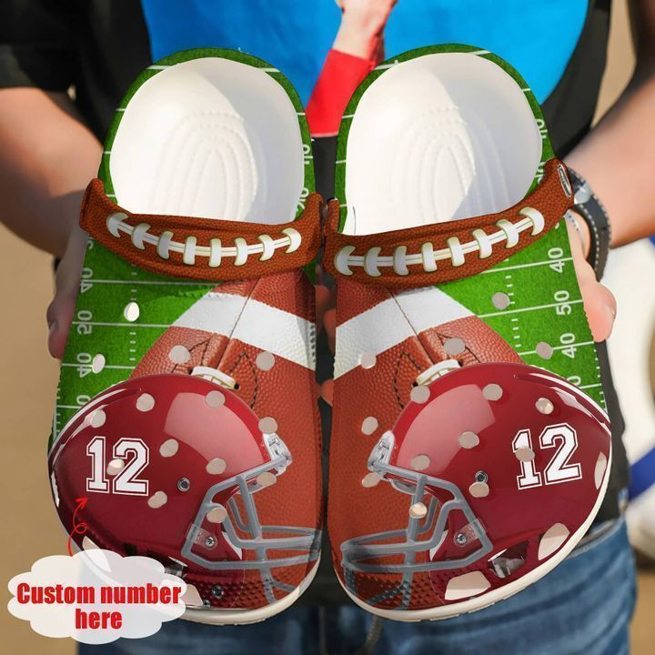 Football Personalized Lover clog Shoes