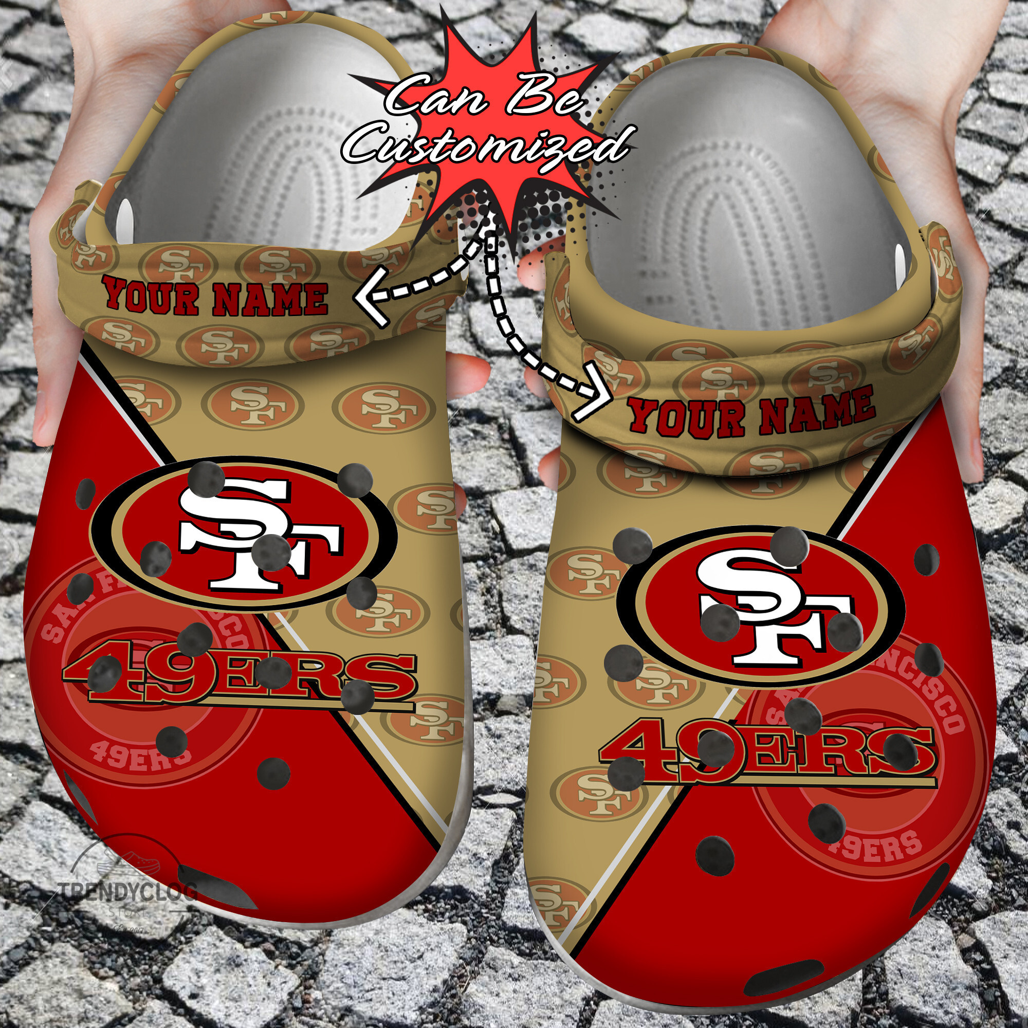 Football Personalized SF49 Clog Shoes