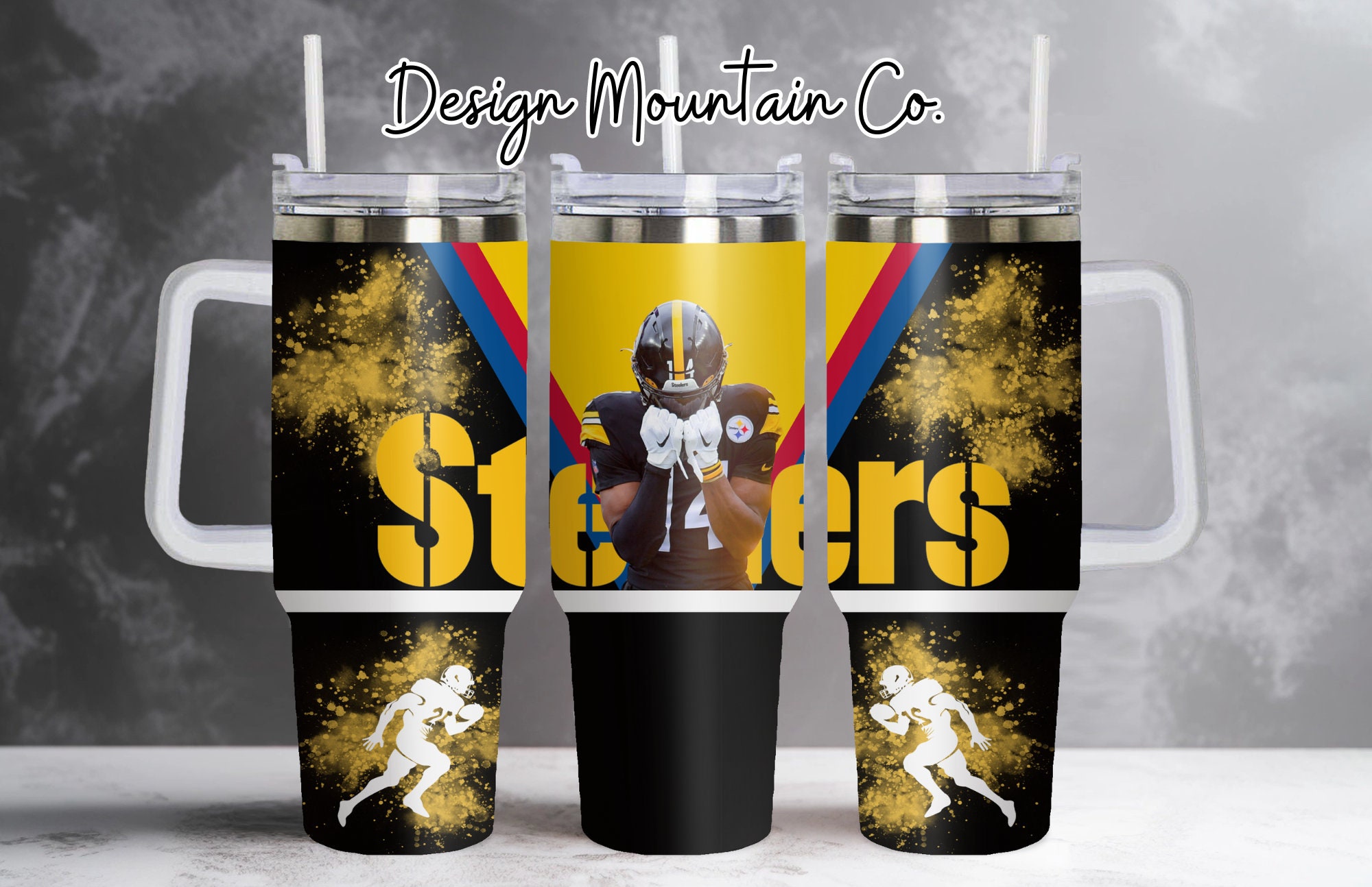 Football Pittsburgh Steelers NFL Custom Stanley Cup 40 oz 30 oz Tumbler With HandleTVC2301913
