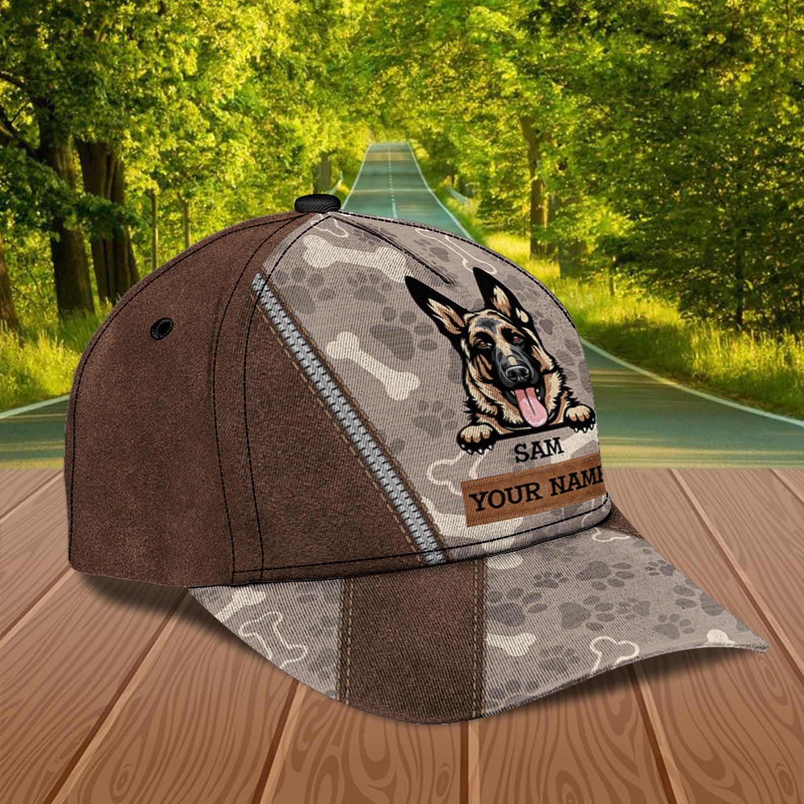For Dogaholic Personalized Classic Cap, Personalized Gift for Dog Lovers, Dog Dad, Dog Mom Trucker Hats Custom Hats Gifts For Men & Women