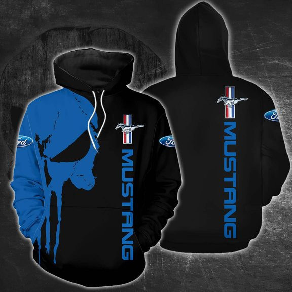 Ford Mustang 3D All Over Print Hoodie, Zip Hoodie