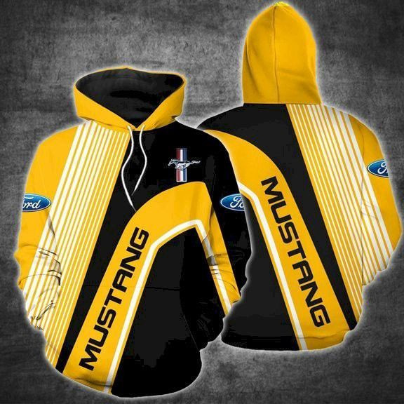Ford Mustang 3D All Over Print Hoodie, Zip Hoodie