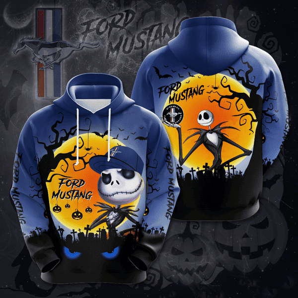 Ford Mustang 3D All Over Print Hoodie, Zip Hoodie